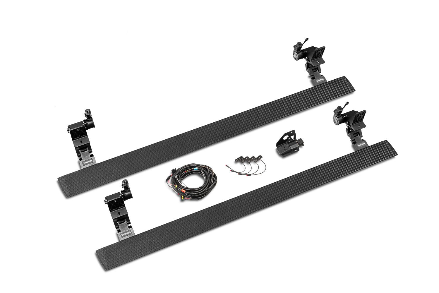 RealTruck VoltStep Electric Running Board Kit Textured Black 2005-2023 Toyota Tacoma Go Rhino
