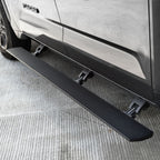 RealTruck VoltStep Electric Running Board Kit Textured Black 2022-2026 Toyota Tundra 4 Door CrewMax Cab Go Rhino