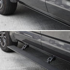 RealTruck VoltStep Electric Running Board Kit Textured Black 2022-2026 Toyota Tundra 4 Door CrewMax Cab Go Rhino