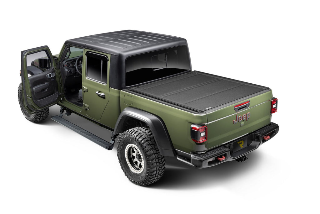 RealTruck VoltStep Electric Running Board Kit Textured Black 2020-2025 Jeep Gladiator Go Rhino