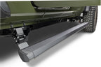 RealTruck VoltStep Electric Running Board Kit Textured Black 2020-2025 Jeep Gladiator Go Rhino