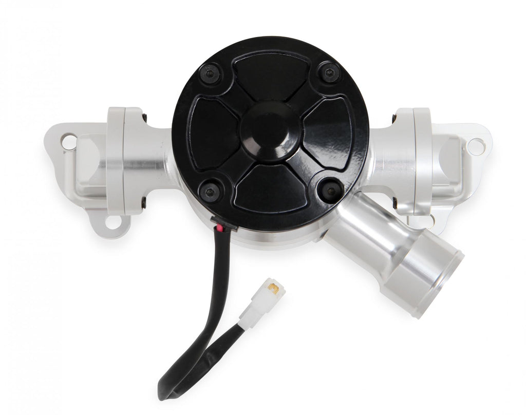 Electric Water Pump Aluminum 35Gpm Electric Water Pump Sbf 260/289/302/351W Polished W/Block Off Plate Frostbite Cooling