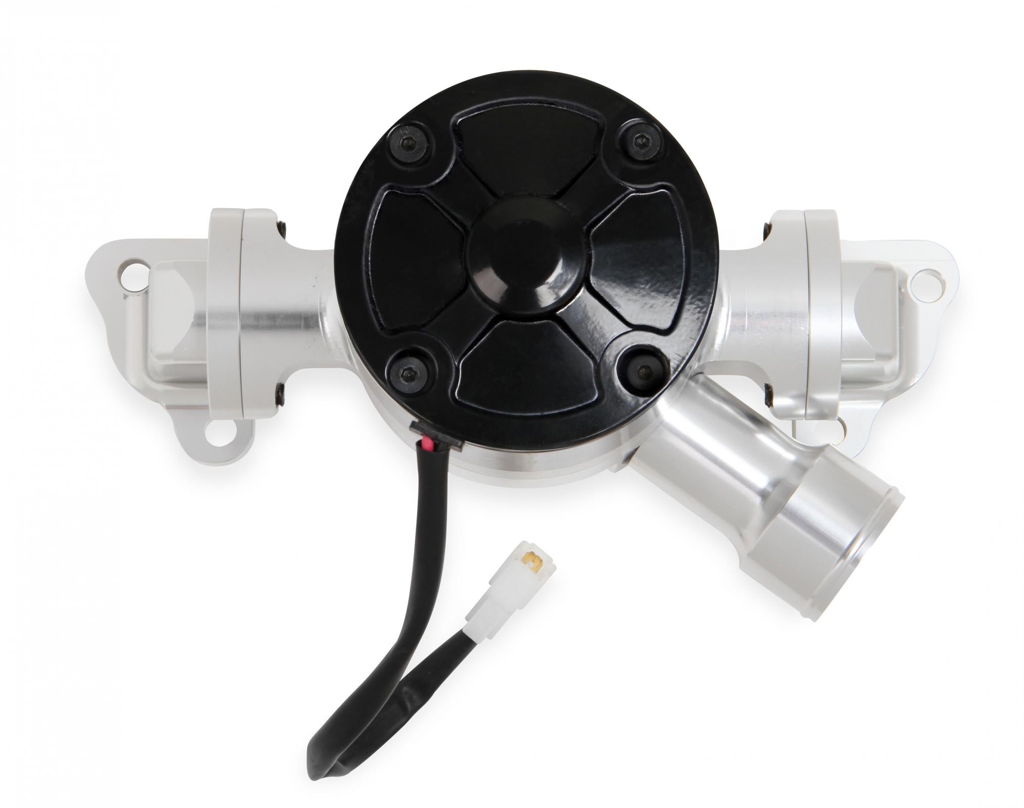 Electric Water Pump Aluminum 35Gpm Electric Water Pump Sbf 260/289/302/351W Polished W/Block Off Plate Frostbite Cooling