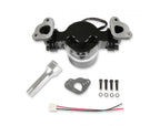 Electric Water Pump Aluminum 35Gpm Electric Water Pump Sbf 260/289/302/351W Black W/Block Off Plate Frostbite Cooling