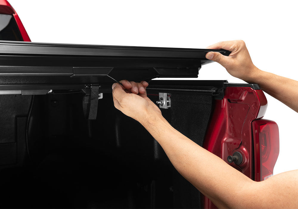BAKFlip G2 Hard Folding Truck Bed Cover Rails Mounted Low Enough To Use Standard C Clamps 1988-2013  C/K Pickup/Silverado/Sierra/1988-2014 2500 HD/3500 HD 8 Foot Bed BAK
