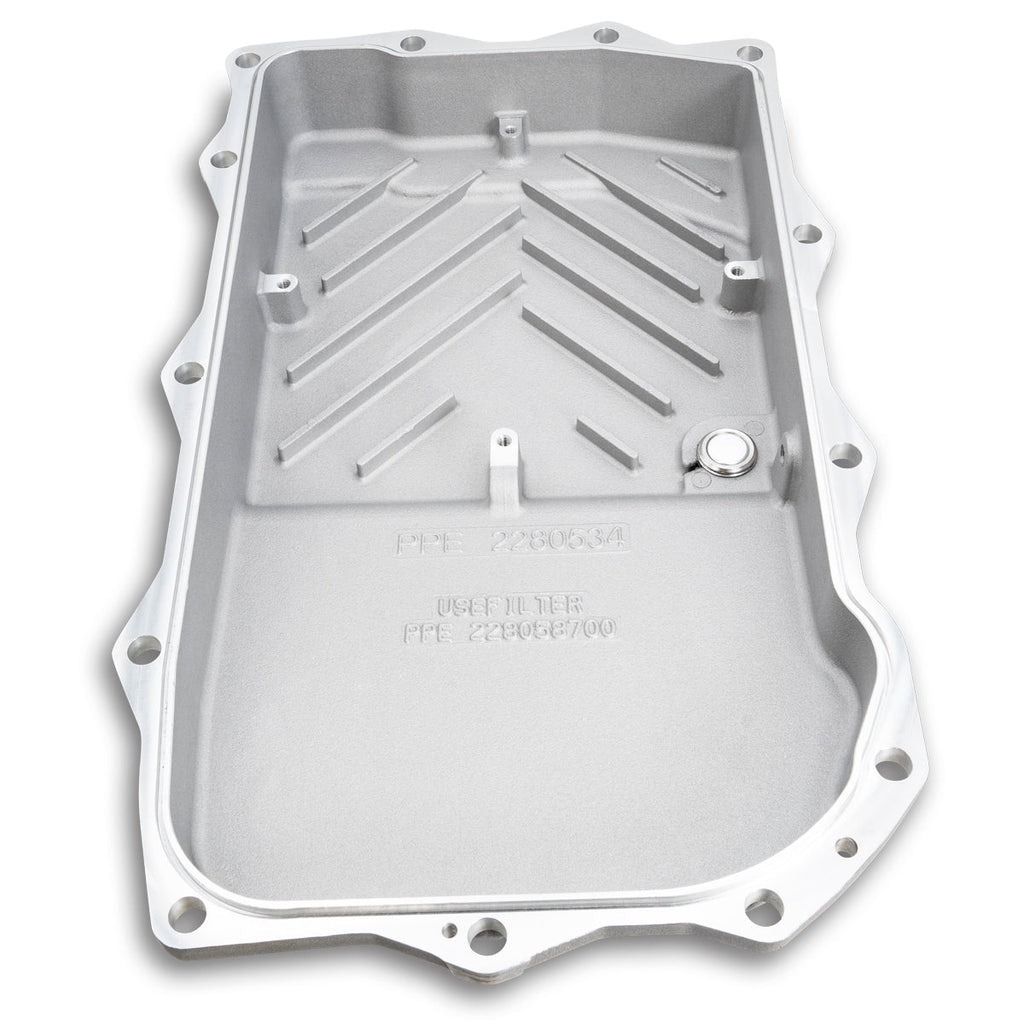 2010-2022 w/ ZF-8 Speed Heavy-Duty Cast Aluminum Transmission Pan Raw