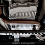 2018-2022 Jeep Wrangler JL/JT w/ 850RE Transmission Heavy-Duty Cast Aluminum Transmission Pan Brushed