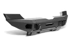 Trailline Bumper Fairlead Mount Plate Textured Black 2018-2026 Jeep Wrangler JL 2020-2025 Jeep Gladiator Go Rhino