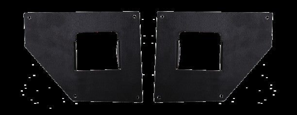 BRJ40 Light Plates for Full End Caps (3 Inch) Textured Black For 2007-2018 Jeep Wrangler JK Go Rhino