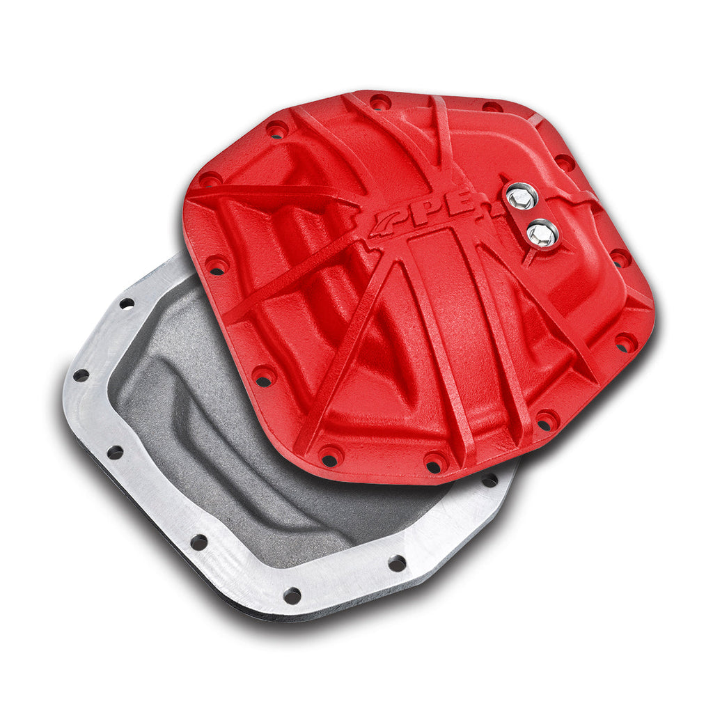 2018-2023 Jeep JL/JT Dana-M210 Heavy-Duty Nodular Iron Front Differential Cover Red