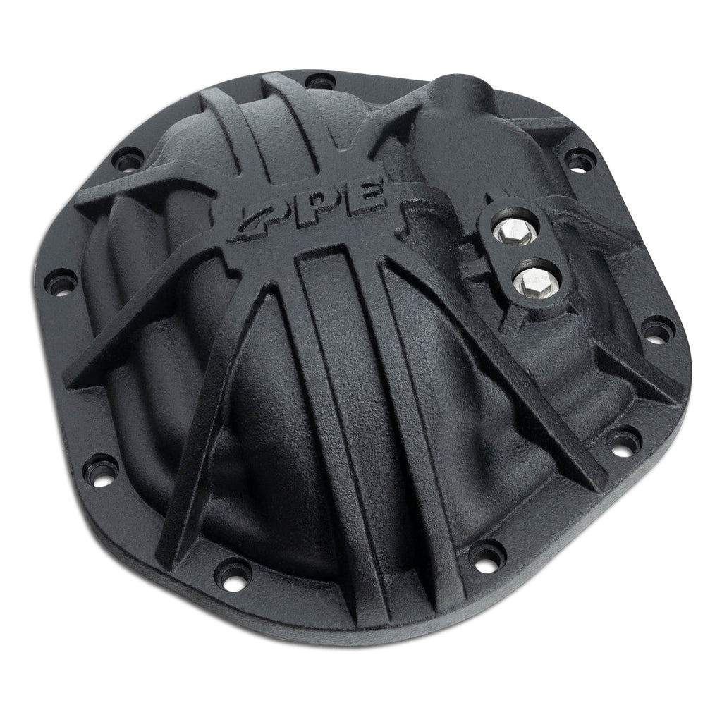 2007-2018 Jeep Wrangler Dana-44 Cast Nodular Iron Rear Differential Cover Black PPE Diesel