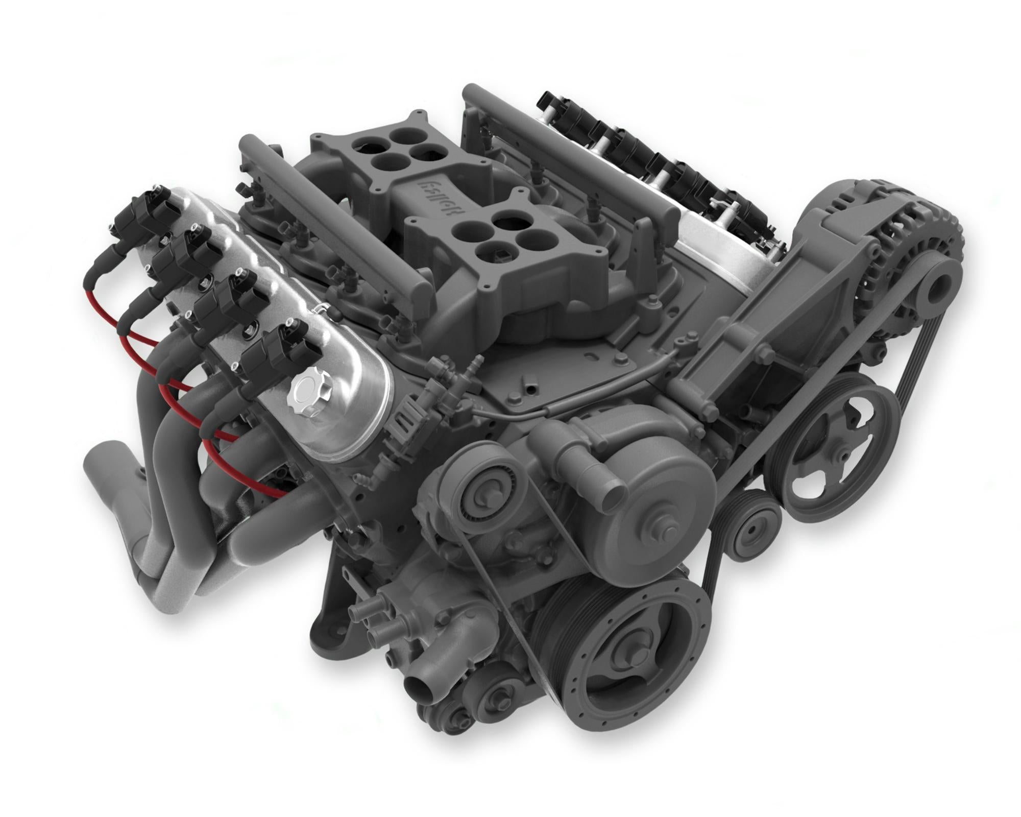 Tall LS Valve Covers Natural Cast Tall LS Valve Covers W/ Coil Mounting Posts, Cast Aluminum Natural Cast Finish Holley