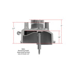 Tall LS Valve Covers Natural Cast Tall LS Valve Covers W/ Coil Mounting Posts, Cast Aluminum Natural Cast Finish Holley