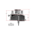 Tall LS Valve Covers Polished Tall LS Valve Covers W/ Coil Mounting Posts, Cast Aluminum Polished Finish Holley