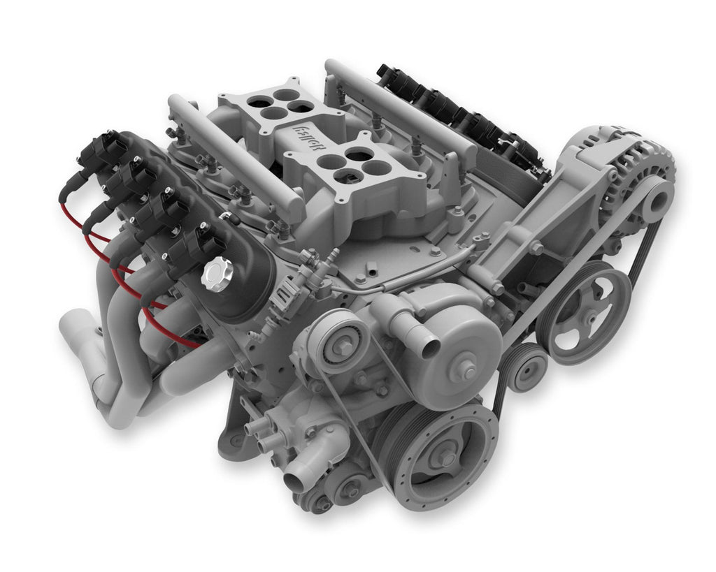 Tall LS Valve Covers Satin Black Tall LS Valve Covers W/ Coil Mounting Posts, Cast Aluminum Satin Black Finish Holley