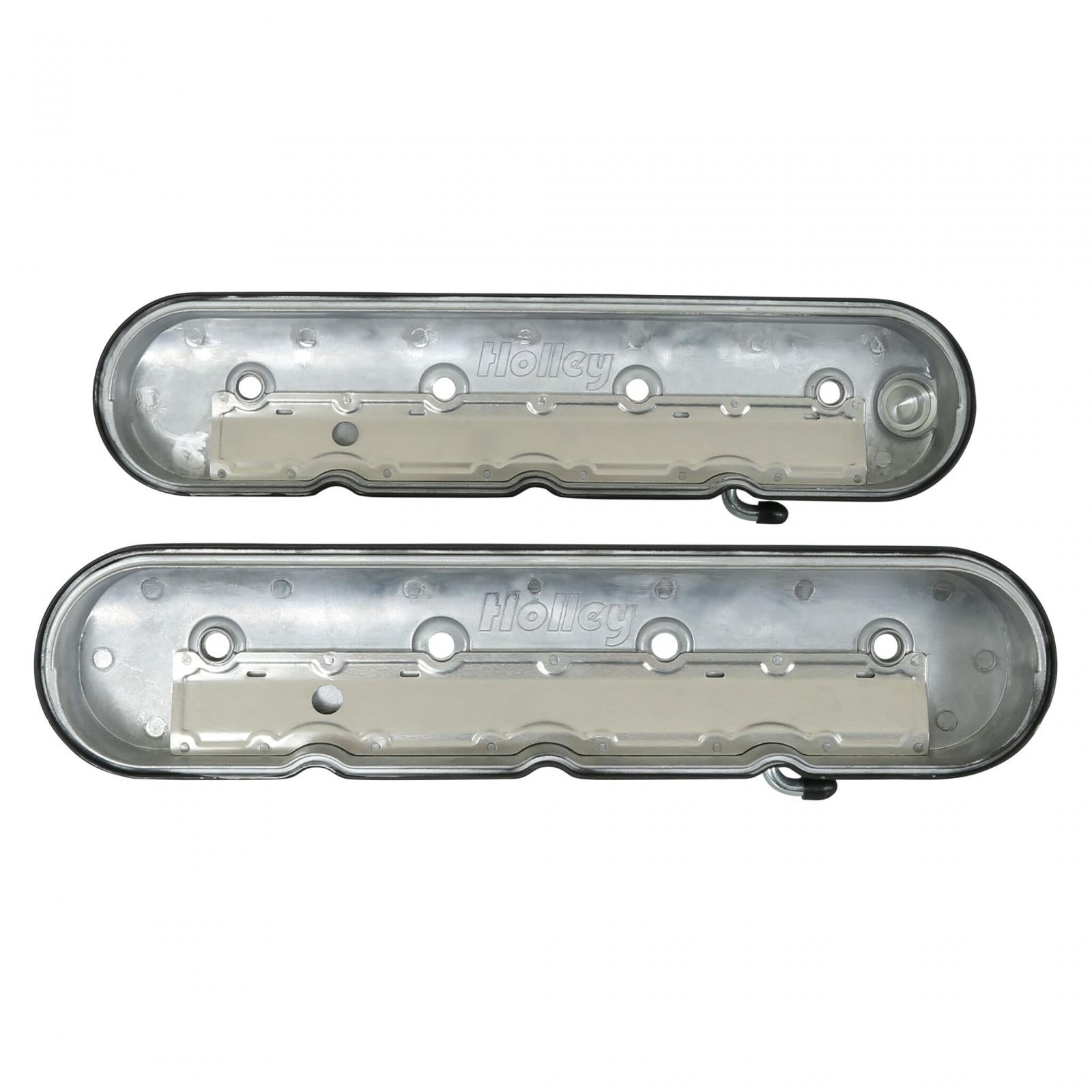 Tall LS Valve Covers Satin Black Tall LS Valve Covers W/ Coil Mounting Posts, Cast Aluminum Satin Black Finish Holley