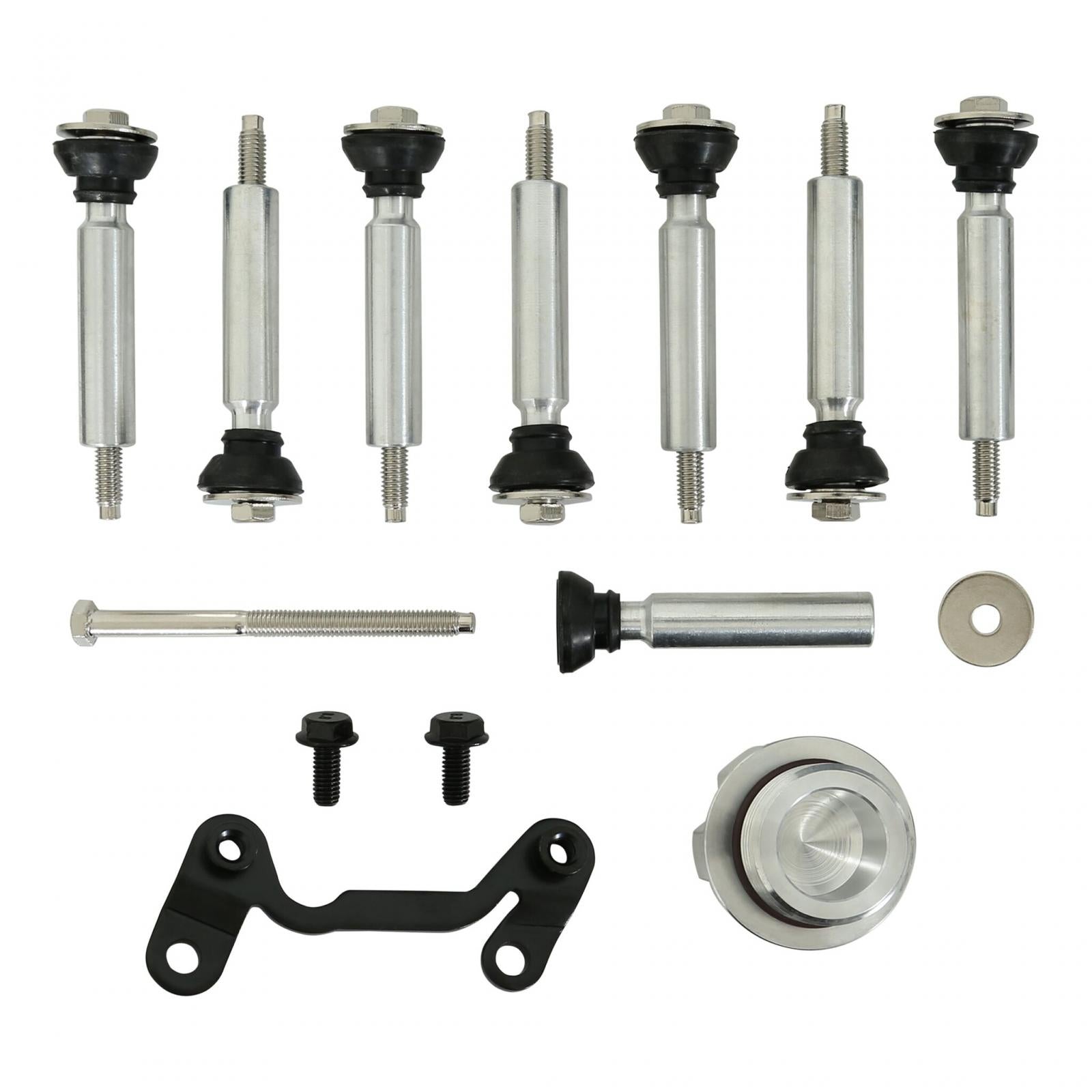 Tall LS Valve Covers Satin Black Tall LS Valve Covers W/ Coil Mounting Posts, Cast Aluminum Satin Black Finish Holley