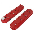 Tall LS Valve Covers Gloss Red Tall LS Valve Covers W/ Coil Mounting Posts, Cast Aluminum Gloss Red Holley