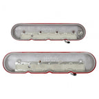 Tall LS Valve Covers Gloss Red Tall LS Valve Covers W/ Coil Mounting Posts, Cast Aluminum Gloss Red Holley