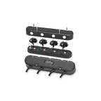 2-Piece Vintage Series Valve Cover Gen III/iv LS Satin Black Machined Chevrolet Gen III/iv LS Cast Aluminum Coil-Mounting Base & Integrated Coil Cover Holley