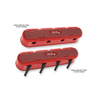 2-Piece Vintage Series Valve Cover Gen III/iv LS Gloss Red Machined Chevrolet Gen III/iv LS Cast Aluminum Coil-Mounting Base & Integrated Coil Cover Holley