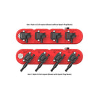 2-Piece Vintage Series Valve Cover Gen III/iv LS Gloss Red Machined Chevrolet Gen III/iv LS Cast Aluminum Coil-Mounting Base & Integrated Coil Cover Holley