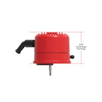 2-Piece Vintage Series Valve Cover Gen III/iv LS Gloss Red Machined Chevrolet Gen III/iv LS Cast Aluminum Coil-Mounting Base & Integrated Coil Cover Holley
