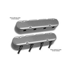 2-Piece Finned Valve Cover Gen III/iv LS Natural Chevrolet Gen III/iv LS Cast Aluminum Coil-Mounting Base & Integrated Coil Cover Holley