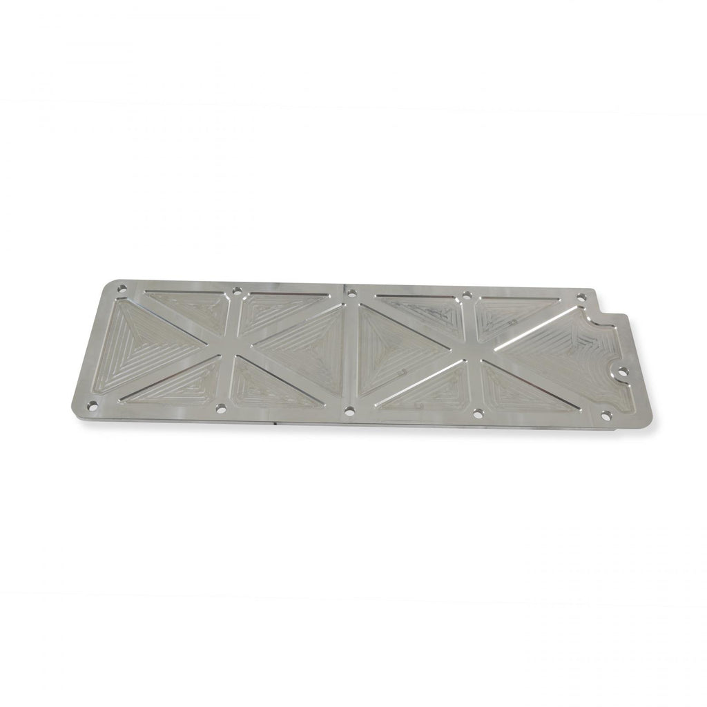 LS Valley Cover Trussed GM LS2/LS3/LS7/LSX Trussed Valley Cover, Natural Billet Holley