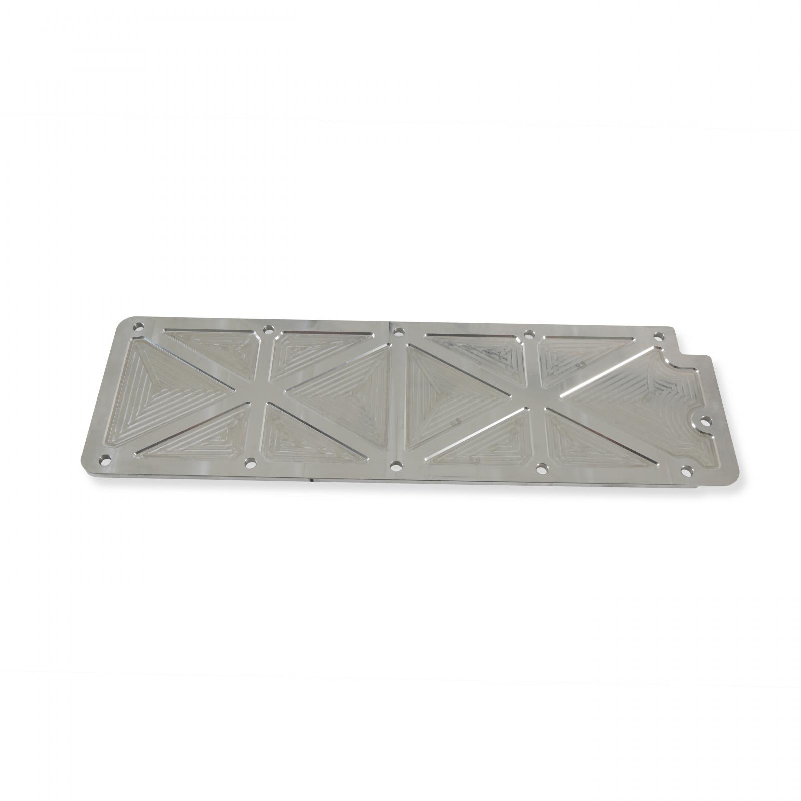 LS Valley Cover Trussed GM LS2/LS3/LS7/LSX Trussed Valley Cover, Natural Billet Holley