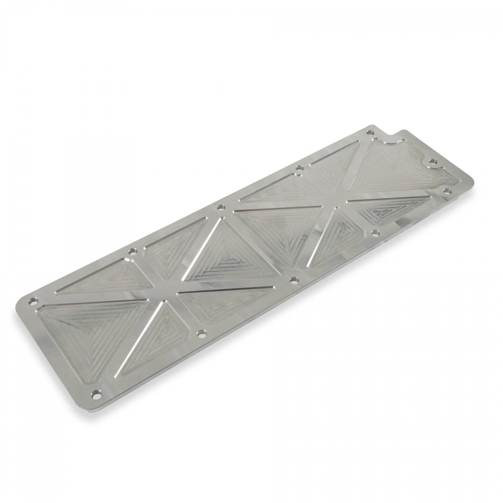 LS Valley Cover Trussed GM LS2/LS3/LS7/LSX Trussed Valley Cover, Natural Billet Holley