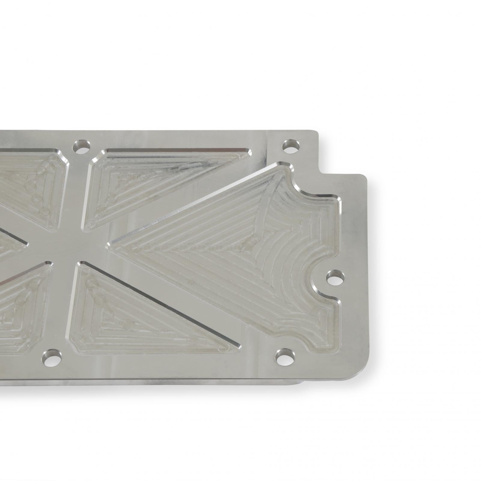 LS Valley Cover Trussed GM LS2/LS3/LS7/LSX Trussed Valley Cover, Natural Billet Holley