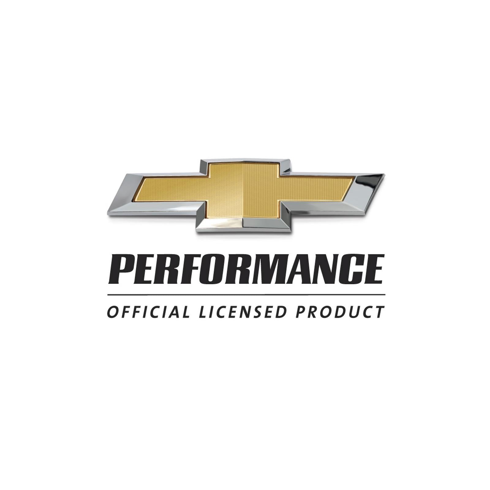 GM Licensed Valve Cover Track Series SBC Fabricated Aluminum Center Bolt Black 1987-1997 Chevrolet Small Block 305-350 Cubic Inch Tall (3.75) No Hole Holley