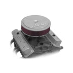 GM Licensed Valve Cover Muscle Series SBC Center Bolt Natural Small Block Chevrolet ZZ6/Vortec Emissions Provision Holley