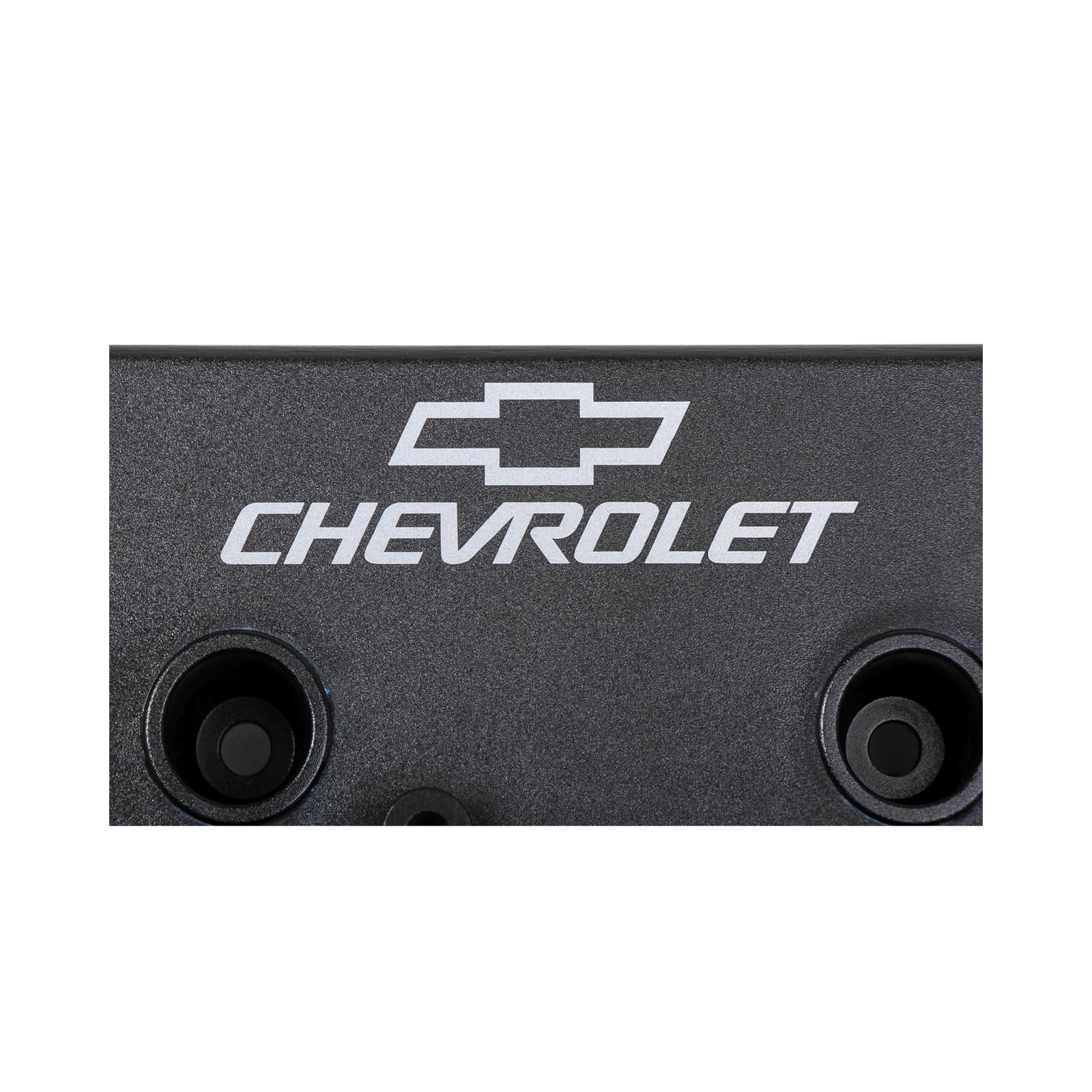 GM Track Series Valve Covers Small Block Chevrolet Gen III/iv LS Satin Black GM Track Series Fabricated Aluminum LS Valve Covers W/oem Coil Stands and Licensed Chevrolet/bowtie Logo Satin Black Finish Holley
