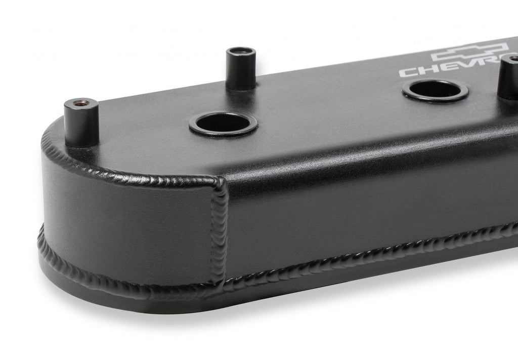 GM Track Series Valve Covers Small Block Chevrolet Gen III/iv LS Satin Black GM Track Series Fabricated Aluminum LS Valve Covers W/oem Coil Stands and Licensed Chevrolet/bowtie Logo Satin Black Finish Holley