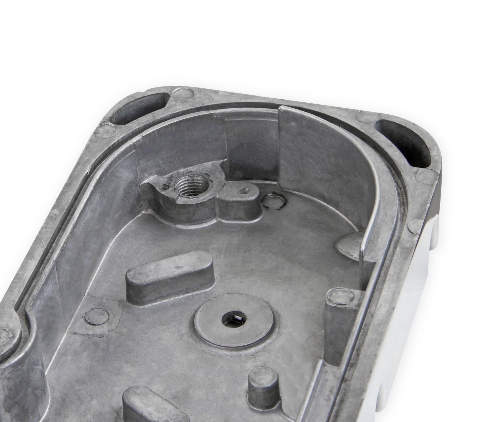 LS Valve Cover Adapter Plates Small Block Chevy to LS Polished Finish Holley