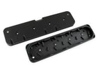 LS Valve Cover Adapter Plates Small Block Chevy to LS Black Finish Holley