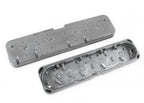 LS Valve Cover Adapter Plates Small Block Chevy to LS Natural Finish Holley