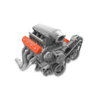 Tall LS Valve Cover with Bowtie/chevrolet Logo Factory Orange Machined Finish Includes Lengthened Hardware, OE Style Baffle System, and Billet Fill Cap Holley