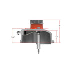 Tall LS Valve Cover with Bowtie/chevrolet Logo Factory Orange Machined Finish Includes Lengthened Hardware, OE Style Baffle System, and Billet Fill Cap Holley