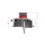 Tall LS Valve Cover with Bowtie/chevrolet Logo Gloss Red Machined Finish Includes Lengthened Hardware, OE Style Baffle System, and Billet Fill Cap Holley
