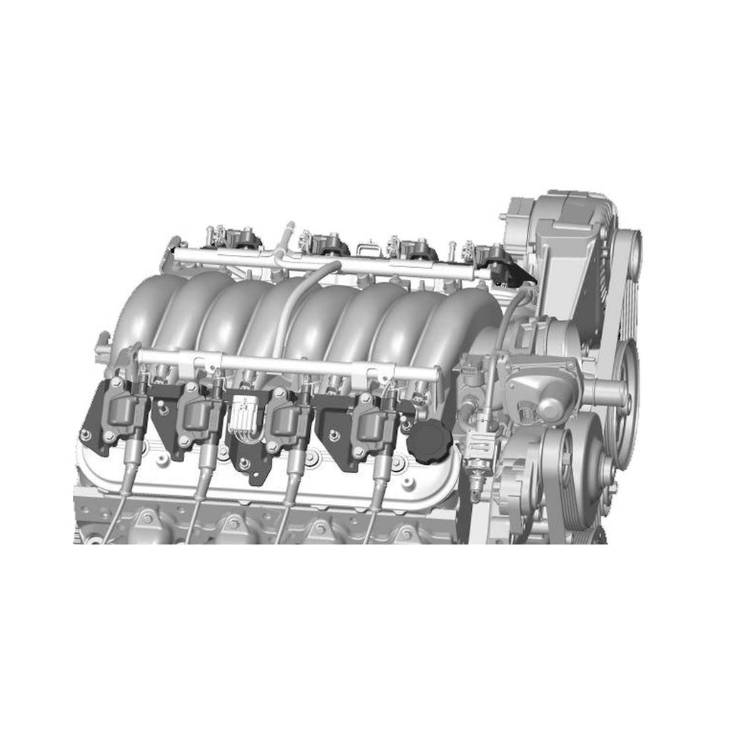 LS Valve Covers Polished Standard Height LS Valve Covers W/ Coil Mounting Posts, Cast Aluminum Polished Finish Holley
