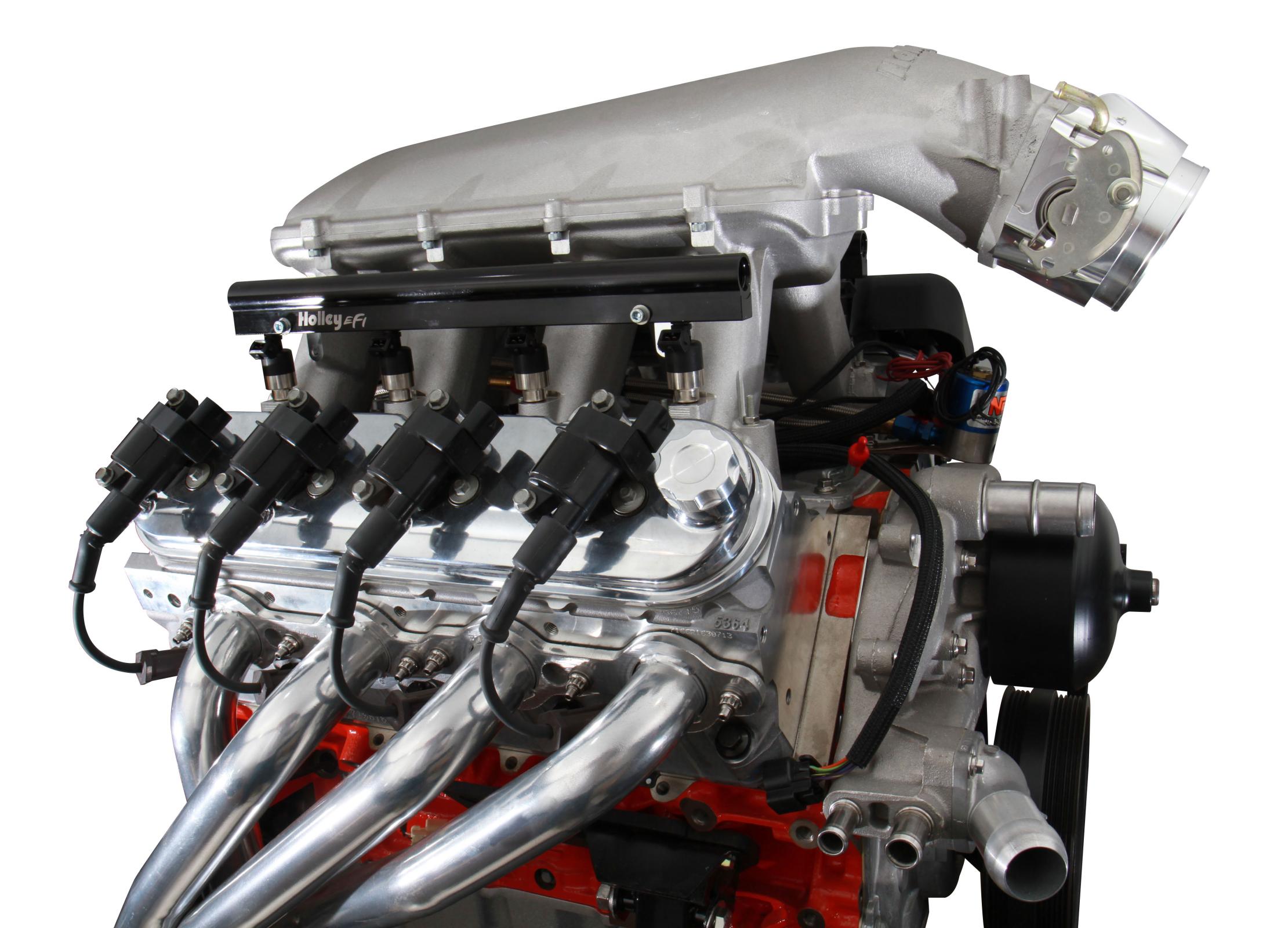 LS Valve Covers Polished Standard Height LS Valve Covers W/ Coil Mounting Posts, Cast Aluminum Polished Finish Holley