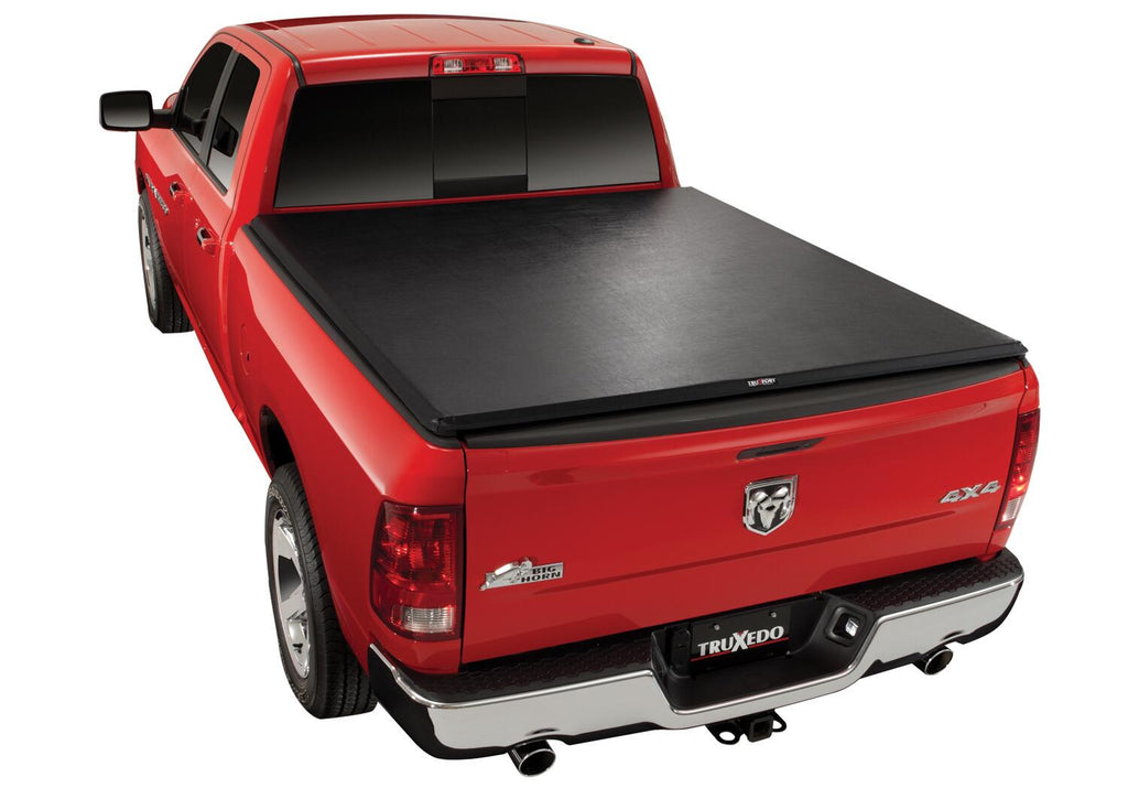 TruXport Tonneau Cover Black 2009-2018 (2019-2024 Classic) Ram 1500/2010-2025 2500/3500 6 Foot 4 Inch Bed without RamBox Truxedo