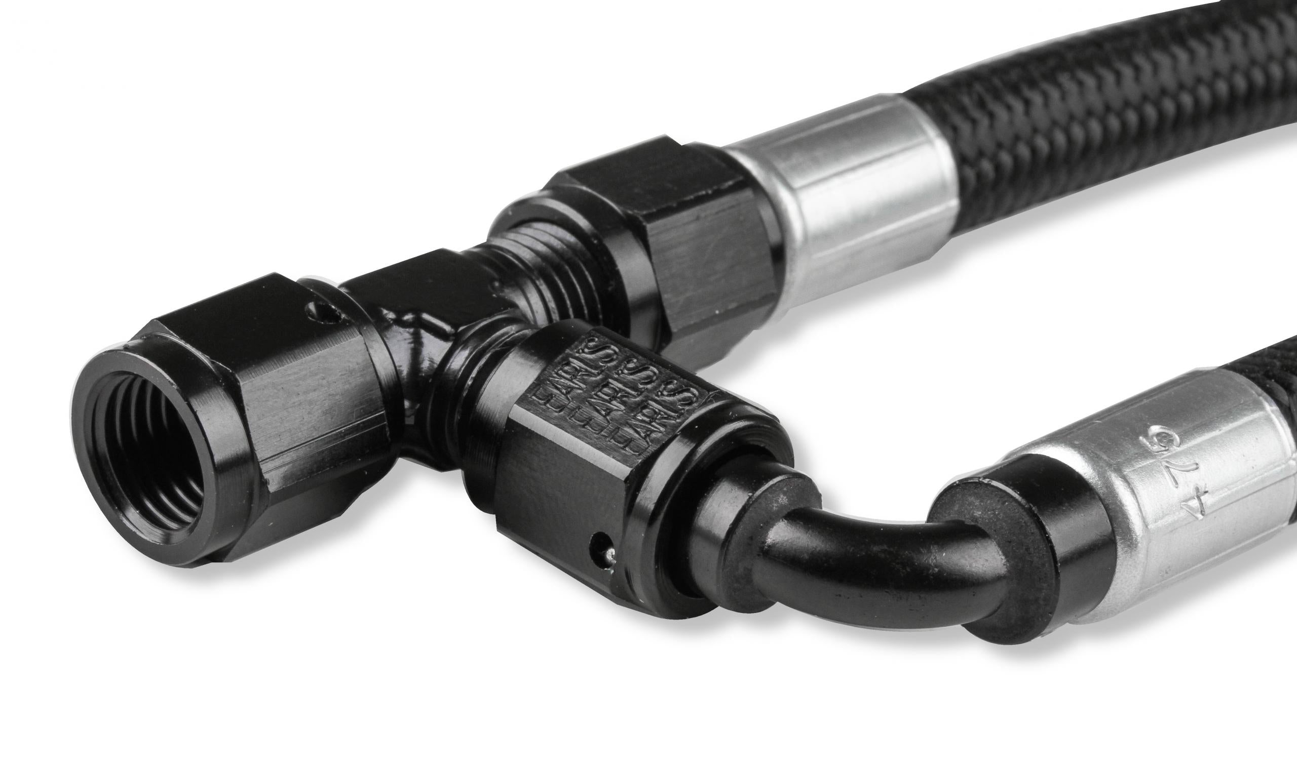 LS Steam Tube Kit W/ Black Pro-Lite 350 Hose GM LS Steam Tube Kit W/Black Pro-Lite 350 Hose Fits Most Engines W/ Hi-Ram Intake Manifold & Other Intakes W/ Room Underneath for the Earls Billet Swivel Adapters and an Hose Holley