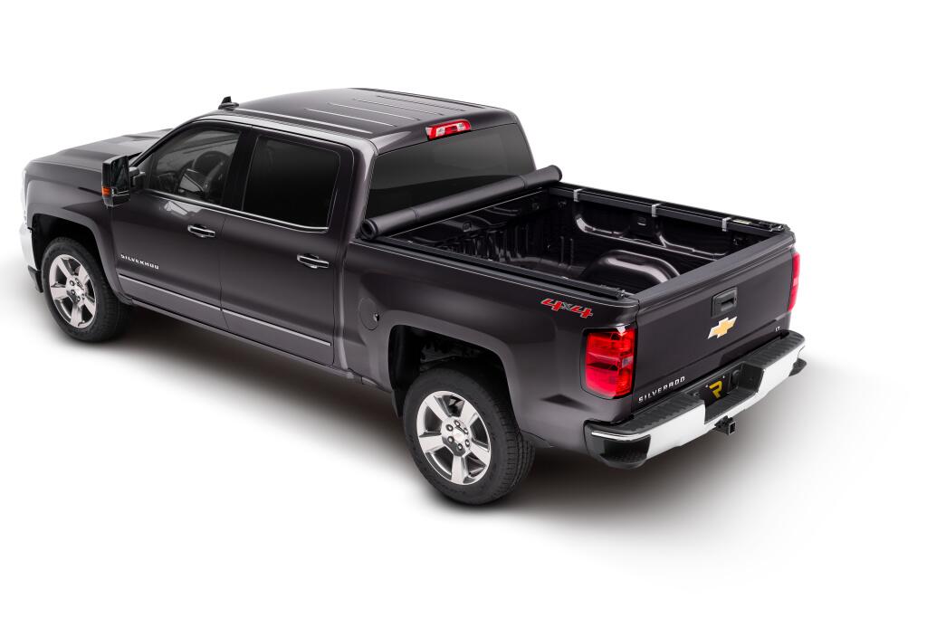 TruXport Tonneau Cover Black 2014-2018 (2019 Legacy/Limited) Silverado/Sierra 1500/2015-2019 2500 HD/3500 HD 8 Foot Bed Truxedo