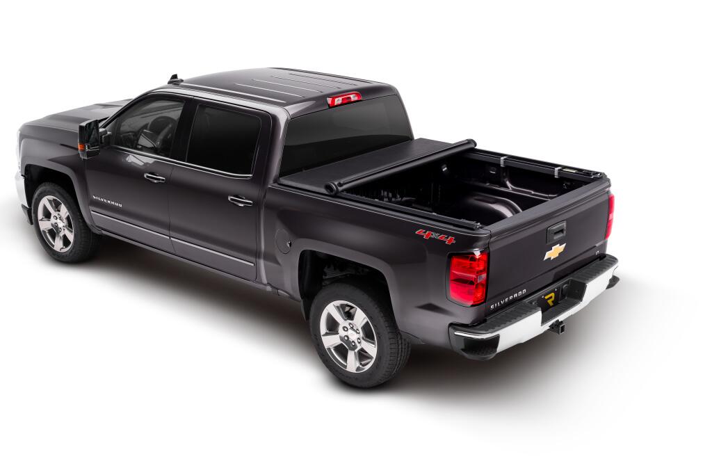 TruXport Tonneau Cover Black 2014-2018 (2019 Legacy/Limited) Silverado/Sierra 1500/2015-2019 2500 HD/3500 HD 8 Foot Bed Truxedo