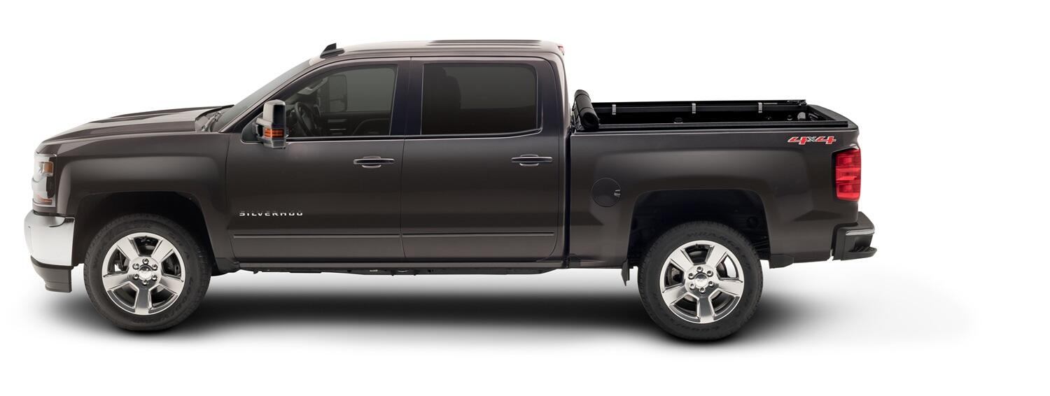 TruXport Tonneau Cover Black 2014-2018 (2019 Legacy/Limited) Silverado/Sierra 1500/2015-2019 2500 HD/3500 HD 8 Foot Bed Truxedo