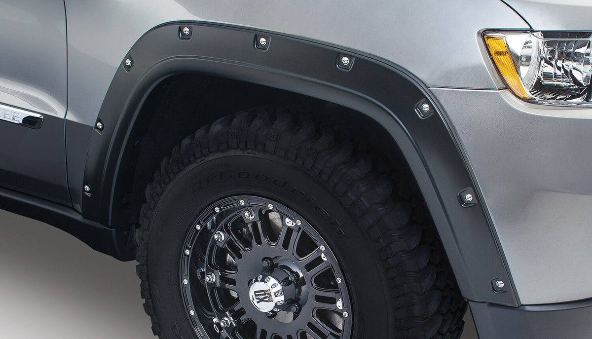 Pocket Style Fender Flare 4 PC Set For 2011-2016 Jeep Grand Cherokee Husky Liners